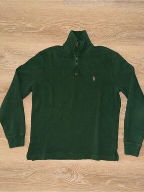 Polo Ralph Lauren Green Fleece Sweater